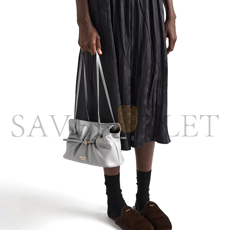 Pra*a dada small nappa leather bag 1bg586 (25*18.5*11.5cm)